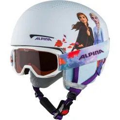 Alpina Zupo Set Helm Und Skibrille Frozen II Kinder