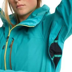 Burton [ak] Gore-Tex Embark Snowboardjacke Green-Blue Slate Damen -Snowboards Verkäufe burton ak embark gore tex 10010106 400 green blue slate 03 gross