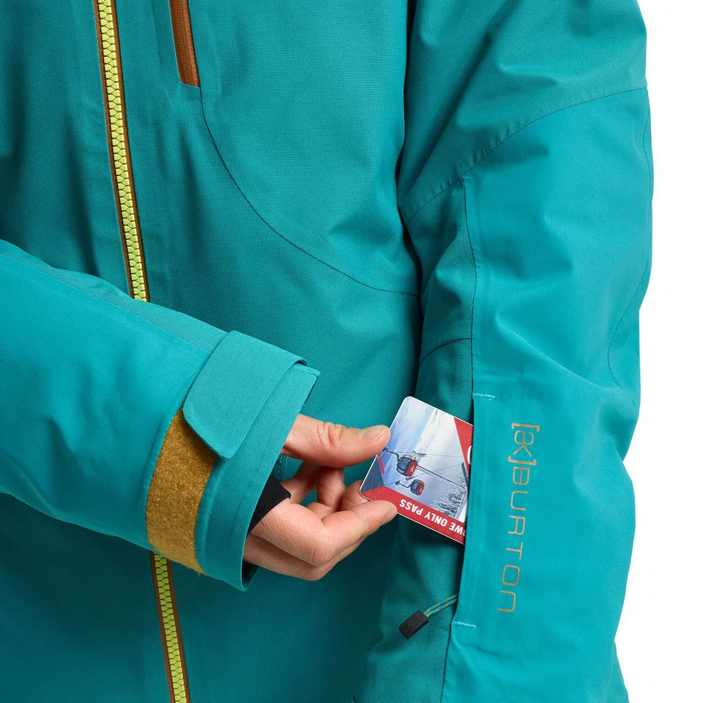 Burton [ak] Gore-Tex Embark Snowboardjacke Green-Blue Slate Damen – Bild 5