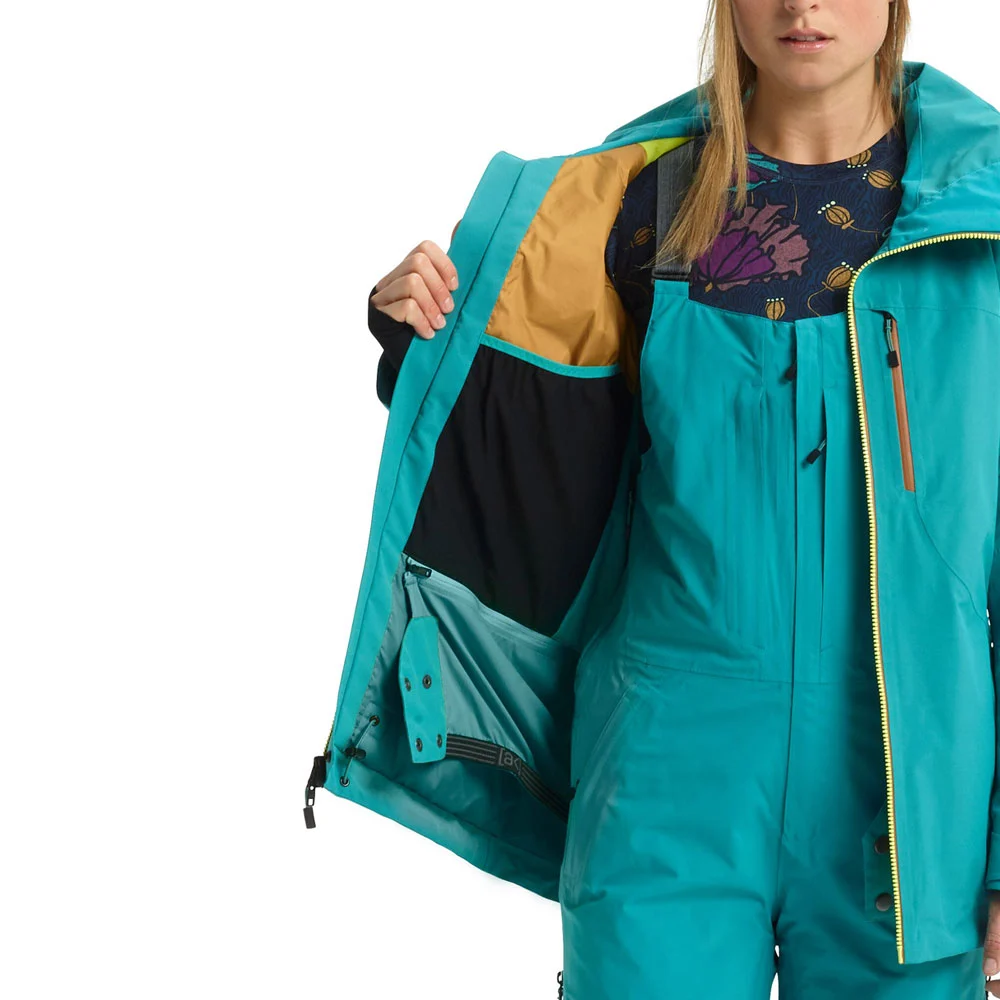 Burton [ak] Gore-Tex Embark Snowboardjacke Green-Blue Slate Damen – Bild 6