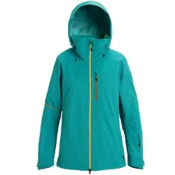 Burton [ak] Gore-Tex Embark Snowboardjacke Green-Blue Slate Damen -Snowboards Verkäufe burton ak embark gore tex 10010106 400 green blue slate 07 gross