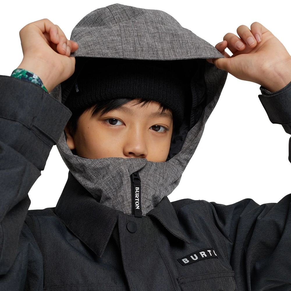 Burton Uproar Snowboard-Jacke Black Denim Kinder 4 Burton Uproar Snowboard-Jacke Black Denim Kinder – Bild 2