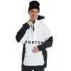 Burton Frostner Anorak Snowboardjacke Stout White/True Black Herren -Snowboards Verkäufe burton frostner anorak 21470102101 grosseulw7HuNVIuG1
