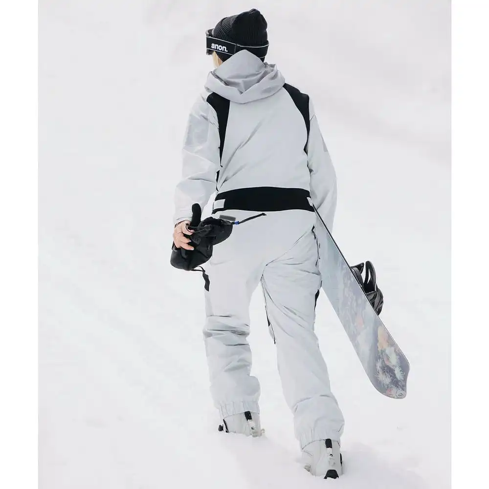 Burton Gore-Tex 2L Carbonate Schneeanzug Gray Cloud/Silver Sconce Damen 9 Burton Gore-Tex 2L Carbonate Schneeanzug Gray Cloud/Silver Sconce Damen – Bild 7