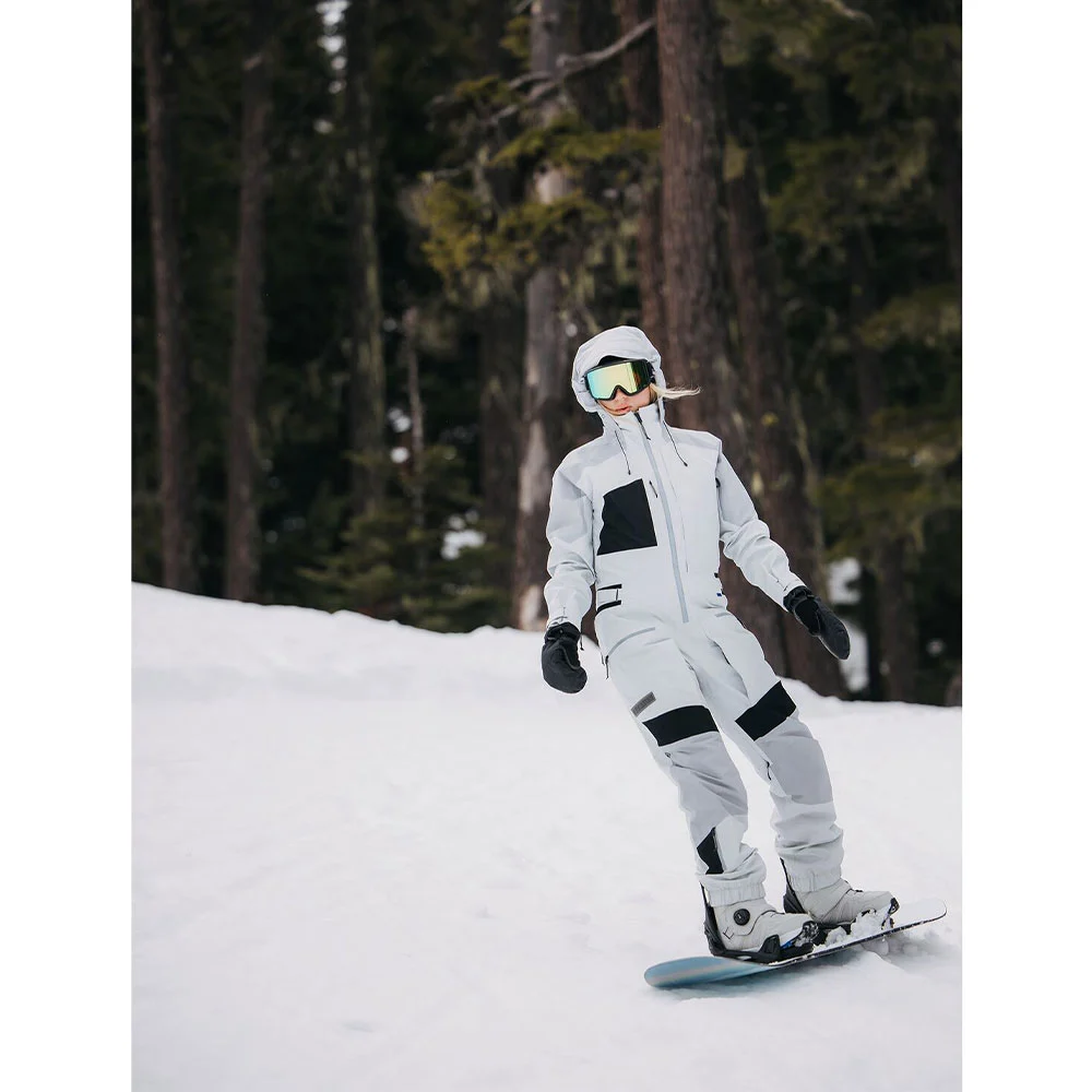 Burton Gore-Tex 2L Carbonate Schneeanzug Gray Cloud/Silver Sconce Damen 11 Burton Gore-Tex 2L Carbonate Schneeanzug Gray Cloud/Silver Sconce Damen – Bild 9