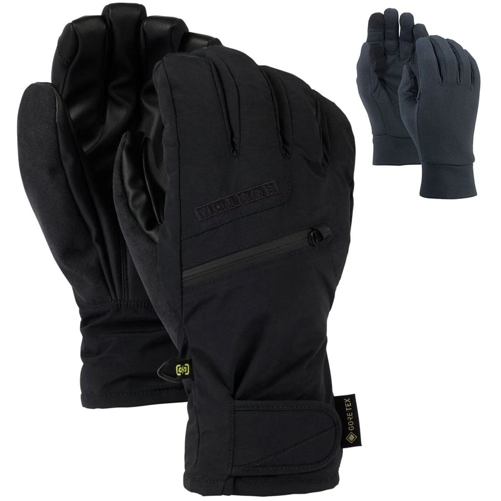 Burton Gore-Tex Underglove Fingerhandschuhe True Black Herren 3 Burton Gore-Tex Underglove Fingerhandschuhe True Black Herren
