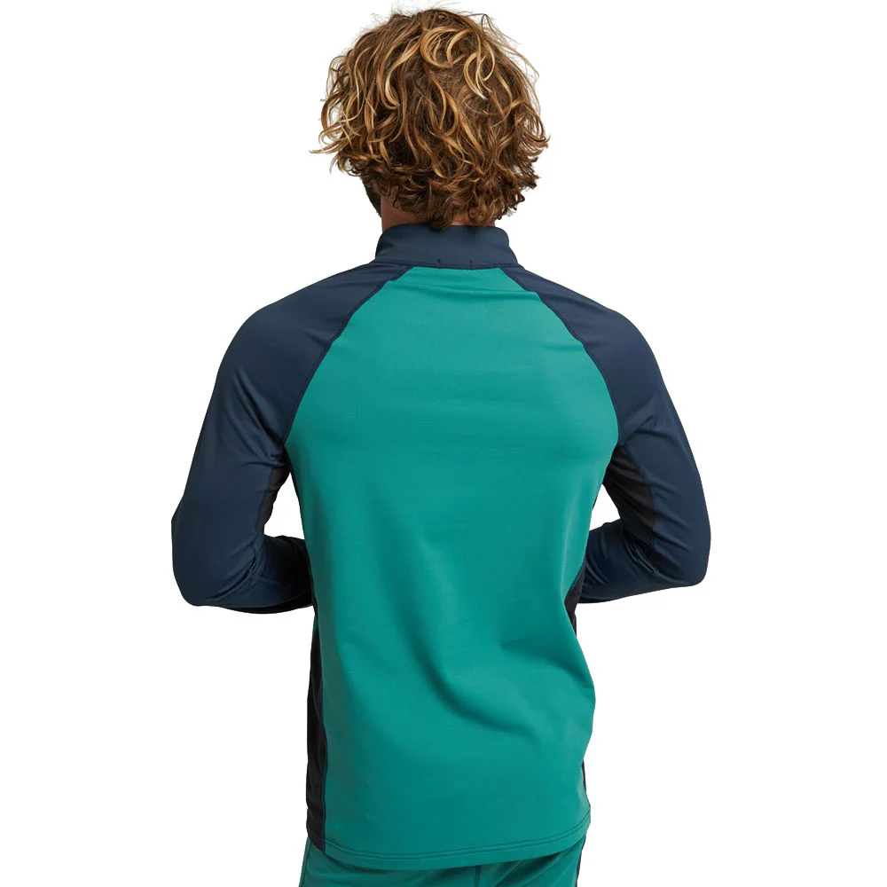 Burton Heavyweight Quarter-Zip Snowboardunterwäsche Antique Green/Dress Blue Herren 5 Burton Heavyweight Quarter-Zip Snowboardunterwäsche Antique Green/Dress Blue Herren – Bild 3