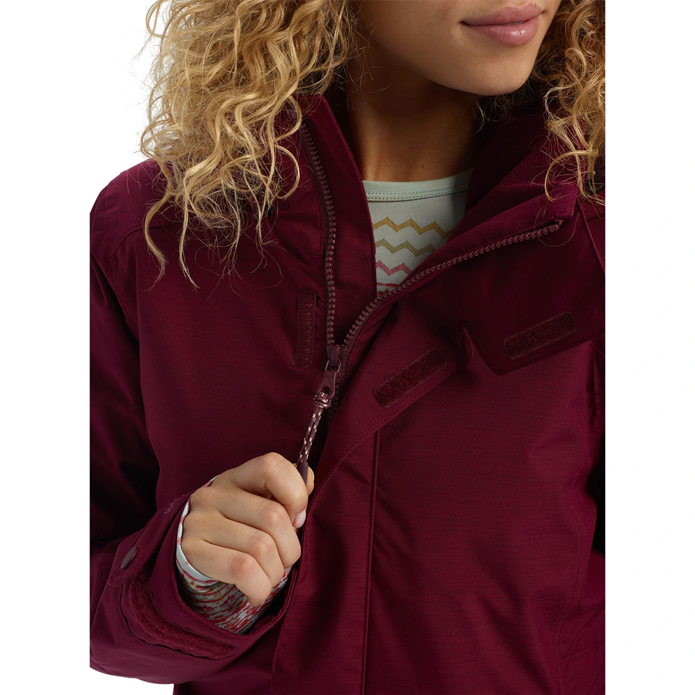 Burton Jet Set Wintersportjacke Port Royal Heather Damen – Bild 3