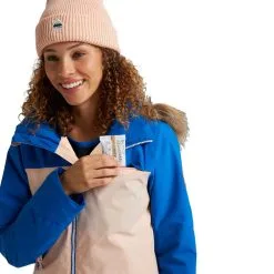 Burton Lelah Snowboardjacke Lapis Blue/Peach Melba Damen -Snowboards Verkäufe burton lelah jacket 20541102400 02 grossKgX9umxDGQAlX
