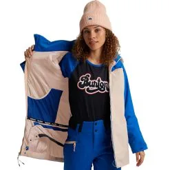 Burton Lelah Snowboardjacke Lapis Blue/Peach Melba Damen -Snowboards Verkäufe burton lelah jacket 20541102400 03 grossNb4lv2B7fO2Iv