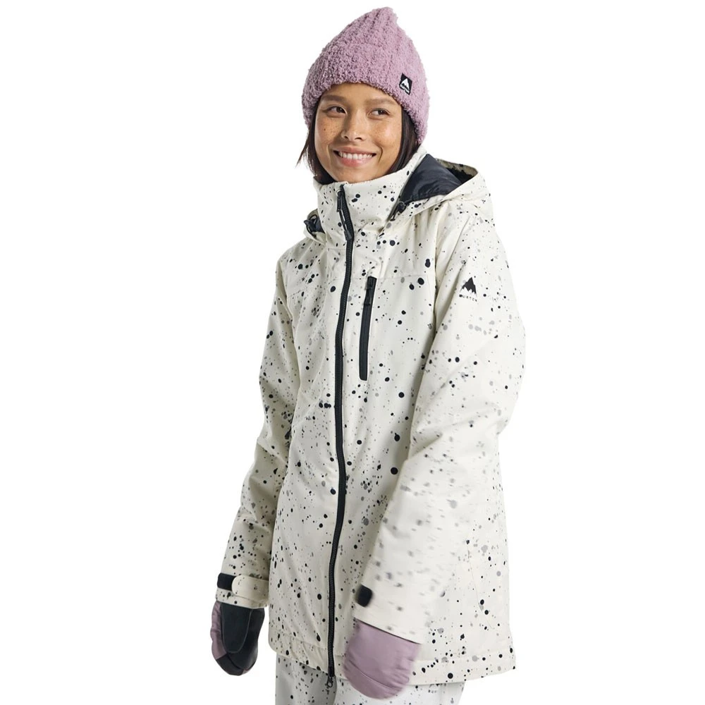 Burton Lelah Snowboardjacke Stout White Spatter Damen 3 Burton Lelah Snowboardjacke Stout White Spatter Damen