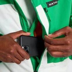 Burton Peasy 2L Winterjacke Clover Green/Stout White Herren -Snowboards Verkäufe burton peasy 2l jacket 22491102301 02 gross