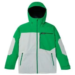 Burton Peasy 2L Winterjacke Clover Green/Stout White Herren -Snowboards Verkäufe burton peasy 2l jacket 22491102301 07 gross