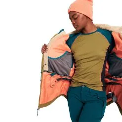 Burton Prowess Skijacke Shaded Spruce/Martini Olive/Persimmon Damen -Snowboards Verkäufe burton prowess jacket 10083108303 01 gross