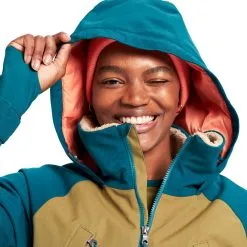 Burton Prowess Skijacke Shaded Spruce/Martini Olive/Persimmon Damen -Snowboards Verkäufe burton prowess jacket 10083108303 02 gross