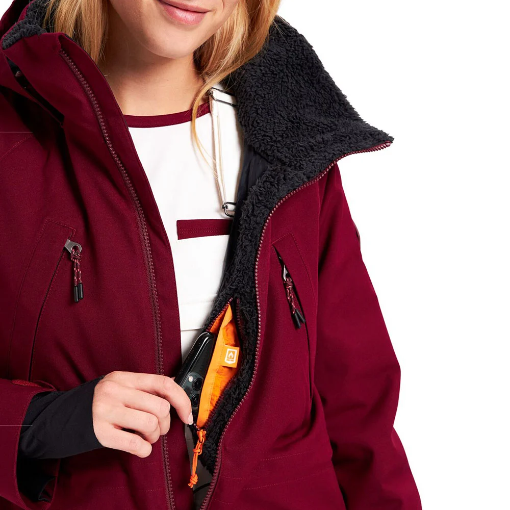 Burton Prowess Funktionsjacke Mulled Berry Damen 6 Burton Prowess Funktionsjacke Mulled Berry Damen – Bild 4