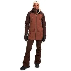 Burton Prowess Schneejacke Seal Brown/Bison Damen -Snowboards Verkäufe burton prowess jacket seal brown bison 04 gross