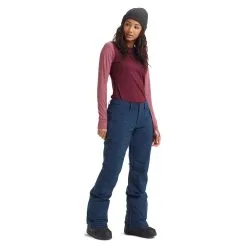 Burton Society Skihose Dress Blue Heather Damen -Snowboards Verkäufe burton society pant dress blue heather 10100106401 06 grossek1e60AkNRsVi