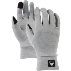 Burton Touchscreen Liner Handschuhe Grey Heather Damen, Herren