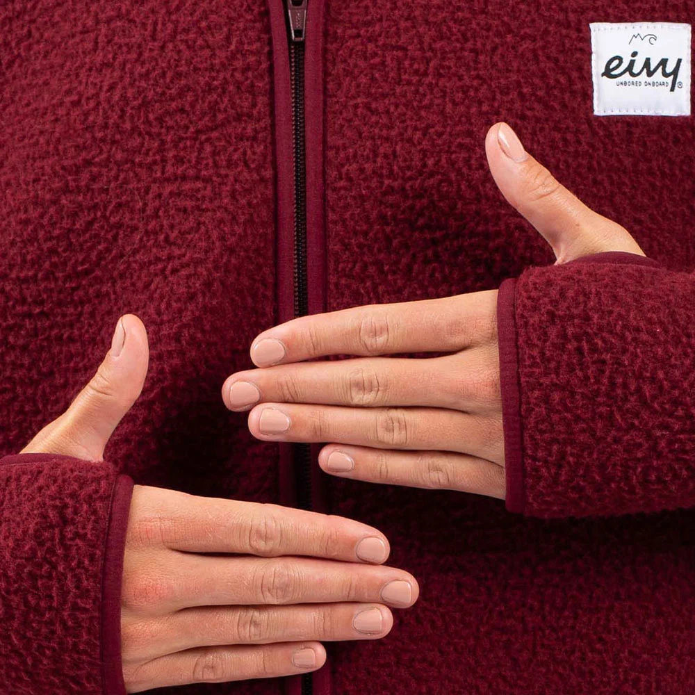 Eivy Redwood Sherpa Jacket Funktionsjacke Wine Damen 6 Eivy Redwood Sherpa Jacket Funktionsjacke Wine Damen – Bild 4