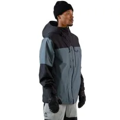Jones Mountain Surf Skijacke Ash Blue Herren -Snowboards Verkäufe jones mountain surfer jacket J23jkmts ash blue 01 gross