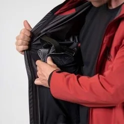 Jones Peak Bagger Skijacke Safety Red Herren -Snowboards Verkäufe jones peak bagger jacket safety red 04 gross