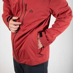 Jones Peak Bagger Skijacke Safety Red Herren -Snowboards Verkäufe jones peak bagger jacket safety red 06 gross