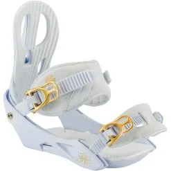 Nitro Rythm Snowboardbindung White/Gold Damen
