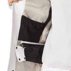 Oakley Beaufort RC Insulated Snowboardjacke White/Lunar Rock/Pink Flower Damen -Snowboards Verkäufe oakley beaufort rc insulated foa500280 9n8 04 grosseaWTgNci5TB3n