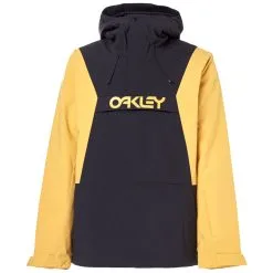 Oakley TNP Insulated Anorak Skiwindbreaker Blackout/Pure Gold Herren -Snowboards Verkäufe oakley tnp insulated foa400930 9ei 05 gross
