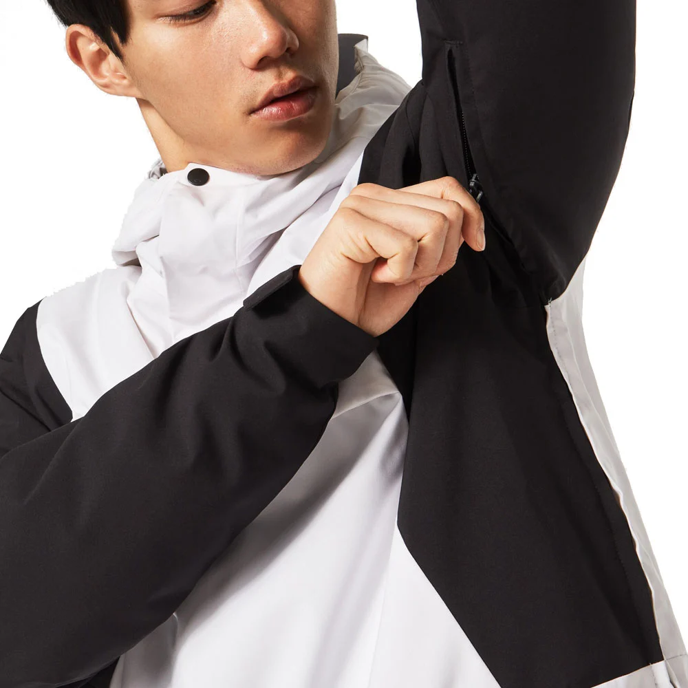 Oakley TNP TBT Insulated Snowboardjacke White/Blackout Herren 6 Oakley TNP TBT Insulated Snowboardjacke White/Blackout Herren – Bild 4