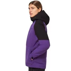Oakley Camellia Insulated Skijacke Blackout/Deep Violet Damen -Snowboards Verkäufe oaykley camellia insulated foa500011 9eg 01 gross