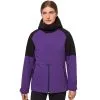 Oakley Camellia Insulated Skijacke Blackout/Deep Violet Damen -Snowboards Verkäufe oaykley camellia insulated foa500011 9eg gross