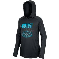 Picture Larson Tech Funktions-Hoodie Black Herren