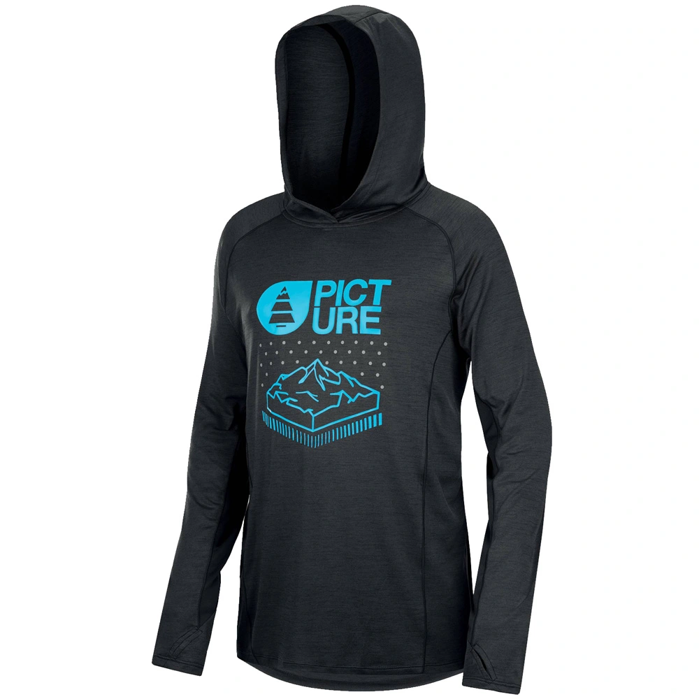 Picture Larson Tech Funktions-Hoodie Black Herren 3 Picture Larson Tech Funktions-Hoodie Black Herren