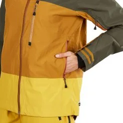 Picture Sylva 3L Schneejacke Dark Golden Damen -Snowboards Verkäufe picture sylva jacket wvt261 dark golden 04 gross