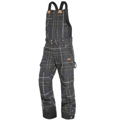 Picture Yakoumo Bib Latz-Wintersporthose Black Tartan Herren -Snowboards Verkäufe picture yakoumo bib pant mpt096 black tartan 03 grossmaP3KXQ3PZJ82
