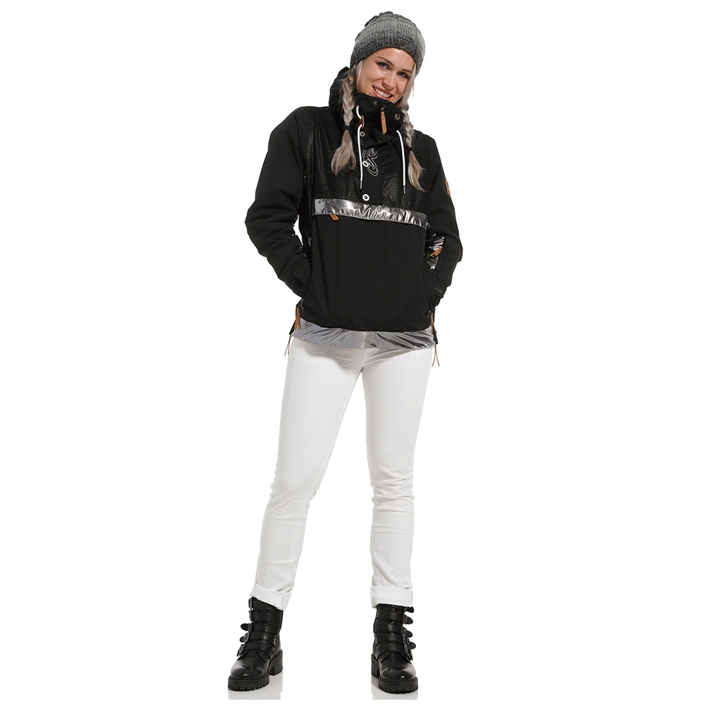 Rehall Frida-R Schlupfjacke Black Damen 5 Rehall Frida-R Schlupfjacke Black Damen – Bild 3