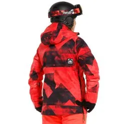 Rehall Frida-R Skijacke Graphic Mountains Red/Pink Damen -Snowboards Verkäufe rehall frida 60075 5003 02 grossSH7zk3ZirMrwL