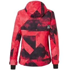 Rehall Frida-R Skijacke Graphic Mountains Red/Pink Damen -Snowboards Verkäufe rehall frida 60075 5003 04 grossExs1xyg5kXndC