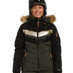 Rehall Karina-R Skijacke Olive Melange Damen