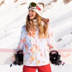 Roxy Jetty Skijacke Bright White Tenderness Damen -Snowboards Verkäufe roxy jetty block erjtj03354 wbb2 white 06 grossrhIu77NXBZ9GY