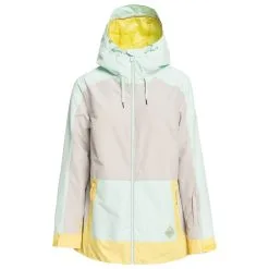 Roxy Ravine Skijacke Grey/Türkis Damen -Snowboards Verkäufe roxy ravine jacket erjtj03392 sfv0 04 gross