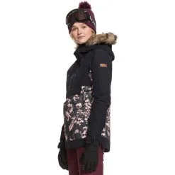 Roxy Shelter Skijacke True Black Poppy Damen -Snowboards Verkäufe roxy shelter erjtj03214 kvj3 true black poppy 02 grossROhBv7b2oAup9