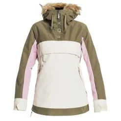 Roxy Shelter Skijacke Burnt Olive Damen -Snowboards Verkäufe roxy shelter jacket erjtj03327 gpz0 03 gross