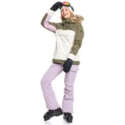 Roxy Shelter Skijacke Burnt Olive Damen -Snowboards Verkäufe roxy shelter jacket erjtj03327 gpz0 05 gross