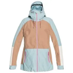 Roxy Ravine Schneejacke Stone Blue Damen -Snowboards Verkäufe roxy shelter jacket erjtj03336 bhy0 03 gross