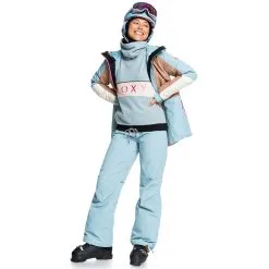 Roxy Ravine Schneejacke Stone Blue Damen -Snowboards Verkäufe roxy shelter jacket erjtj03336 bhy0 06 gross
