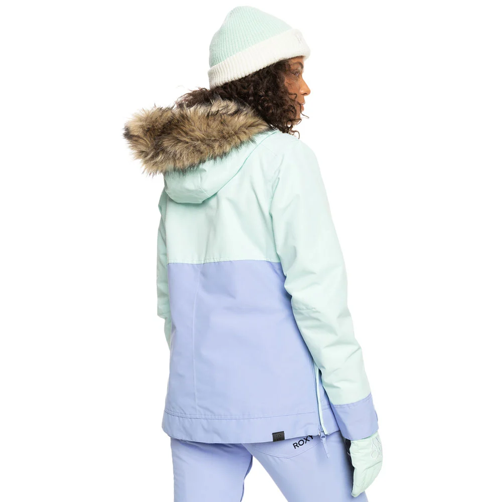Roxy Shelter Skianorak Fair Aqua Damen 5 Roxy Shelter Skianorak Fair Aqua Damen – Bild 3