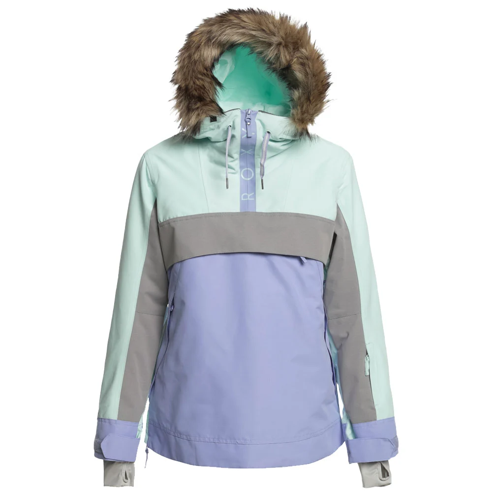 Roxy Shelter Skianorak Fair Aqua Damen 10 Roxy Shelter Skianorak Fair Aqua Damen – Bild 8